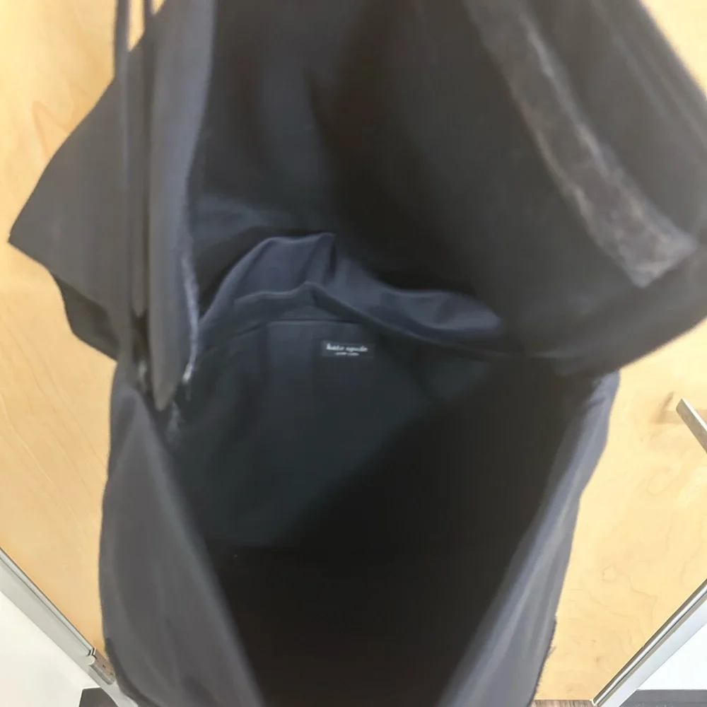 Kate Spade Black Nylon Messenger/Laptop Bag